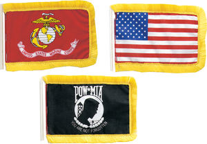 Drapeaux de publicité suspendus en Polyester imprimés sur mesure pour antenne de voiture - Product Image 4