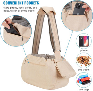 Free sample Outdoor Mesh Breathable Pet <b>Carrying</b> Crossbody Shoulder Sling Bag Custom Small Pet Cat <b>Dog</b> Travel Carrier Bag - Product Image 3