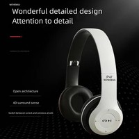 P47 Retro Studio DJ Stereo Over-Ear Headsets V 5.3 Wireless Music Good Mobile Phone Travel Certified ROHS