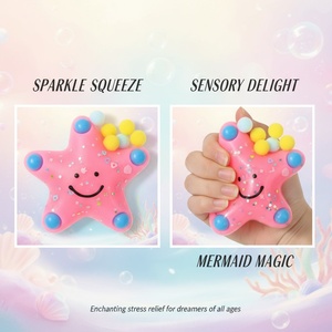 Jouet Squishy Étoile à Presser Magique à Rebond Lent Anti-Stress, Jouet Sensoriel Créatif Unisexe, Cadeau de Fête - Product Image 1