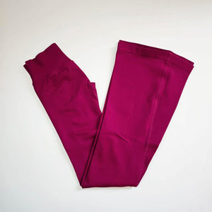 5482 <span class=keywords><strong>Leggings</strong></span> de yoga évasés pour femme, doux, taille haute, effet ventre plat, coupe <span class=keywords><strong>bootcut</strong></span>, sans couture, pour l'entraînement - Product Image 4
