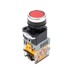 Botón Pulsador Iluminado de la Serie LA38, Diámetro de 22 mm, con Bloqueo - Product Image 1