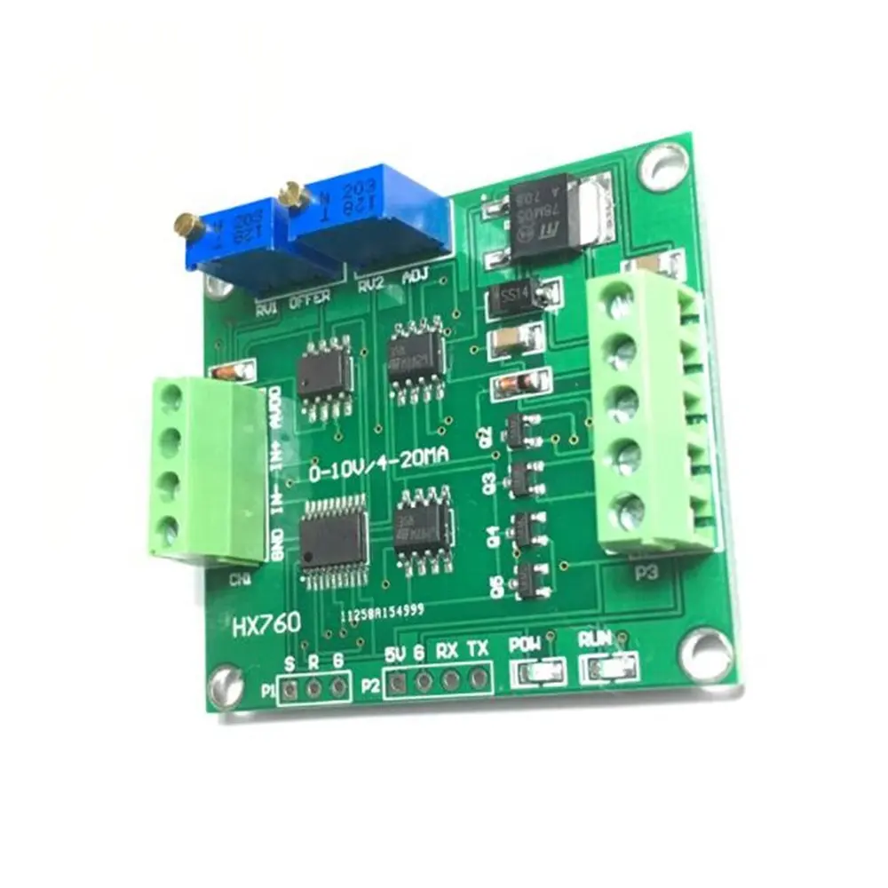 Taidacent 4-20ma 0-10V Linear น้ำหนัก Transmitter Board Strain Gauge เครื่องชั่งน้ำหนักโหลดสัญญาณเครื่องขยายเสียงโมดูลเครื่องส่งสัญญาณ