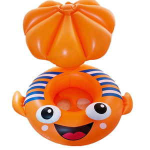 Flotador Inflable para Niños con Diseño de Rana y Tortuga, con Toldo, para Jugar en el Agua - Product Image 2