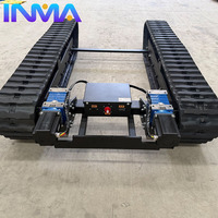 Châssis sur chenilles en caoutchouc sur mesure pour plateforme de pulvérisation agricole et transport de marchandises