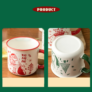 Caneca de Cerâmica Personalizada com Logo Promocional em Caixa Colorida Luxuosa para Presente de Natal para Meninas - Product Image 3