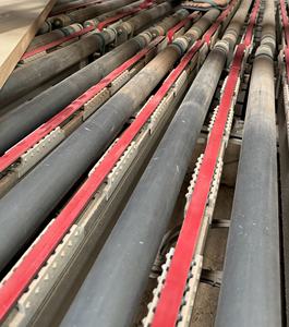 Новая двухслойная износостойкая конвейерная лента Jingtian с красным резиновым покрытием из ПВХ - Product Image 5