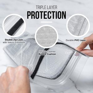 Funda de envío irrompible, a prueba de fugas, resistente a los impactos, protector de botella reutilizable, bolsa de viaje protectora de vino - Product Image 2