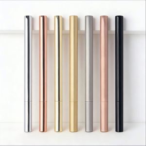 Simple Luxury Metal Ballpoint <b>Pens</b> Wholesale Gel <b>Pens</b> Slim Signature <b>Pens</b> with Custom logo for Corporate Event Advertising Gifts - Product Image 1