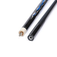 Queue de billard professionnelle Unique Snake Skin Wrap 13mm 58 pouces avec manche en érable et fût en fibre de carbone
