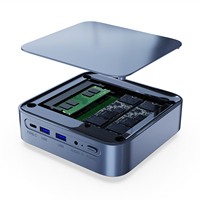 SOYEER Juego MINI PC TK11 BO Intel Core I5 1135G7 I7 1165G7 DDR4 16G 32G Oficina MINI PC caso para Windows 10 pro