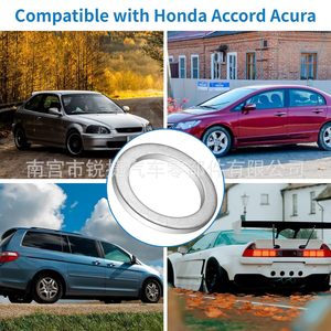 Honda Oil Drain <b>Plug</b> Washer 90471PX4000 Aluminum For LCV Europe <b>Replacement</b> Part - Product Image 4