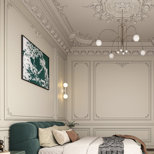 Auuan PU victorien plafond Coving corniche moulage <span class=keywords><strong>Pop</strong></span> coins pour plafond Design d'intérieur - Product Image 4