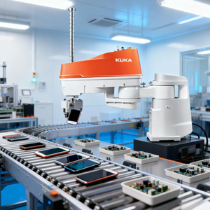 <span class=keywords><strong>Robot</strong></span> <span class=keywords><strong>KUKA</strong></span> <span class=keywords><strong>SCARA</strong></span> Kr 6 R700 Z170 CS CR/Kr 6 R600 Z170 CS CR Manipulation universelle Colle Édition propre CS Boîte-2 Armoire de commande - Product Image 5