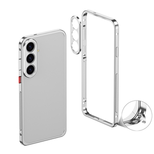 NOUVEAU Étui de téléphone antichoc en métal aluminium de luxe pour S25 Ultra S24 S23 avec protection d'objectif - Product Image 1