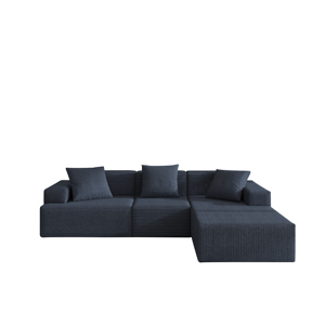 Sofá Seccional Convertible en Forma de L de <span class=keywords><strong>3</strong></span> Piezas Saien Factory, Tapizado en Microfibra de Alta Densidad, Juego de <span class=keywords><strong>3</strong></span> Asientos - Product Image 4