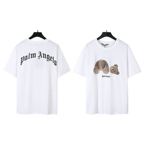 2026 LY Nuove T-shirt all'ingrosso Palm Angel Broken Bear Cartoon da uomo e da donna, a maniche corte, vestibilità ampia, primavera estate, per coppie, in cotone puro 240g - Product Image 6