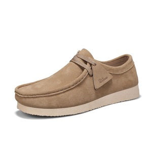 Scarpe da Uomo Casual in Microfibra Effetto Ghiaccio con Punta Tonda e Suola Morbida, Chiusura con Lacci, Modello Pea, Popolari su Internet, Collezione Primavera Estate 2026 - Product Image 6