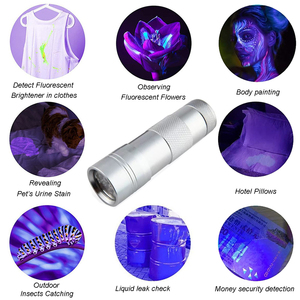 12 LED 395nm <strong>UV</strong> Flashlight Ultra Violet Blacklight Light Inspection Lamp <strong>Torch</strong> - Product Image 4
