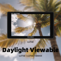 FEELWORLD LUT6E 1600nits DSLR-Kamera-Feldmonitor 6 Zoll Touchscreen DC-Stromversorgung für Kameras Großhandel OEM-Service