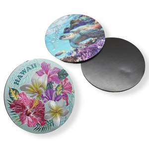 Aimants de réfrigérateur 3D personnalisés en gros, souvenirs touristiques de pays, impression et gaufrage à chaud - Product Image 4