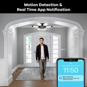 تويا gالذكية E27 لمبة الأمن E26 3MP 6 ورقة قابلة للطي كاميرا إنذار الحركة ، تشغيل/إيقاف تلقائي - Product Image 6