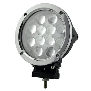 Luz de led redonda para caminhão, lâmpada led com novo design de 12v 24v dc 7 polegadas 60w
