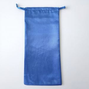 Sacs en satin personnalisés avec logo, sacs de luxe pour champagne, pochettes à cordon, sacs cadeaux pour bouteilles de bière, sacs à vin pour fête - Product Image 3