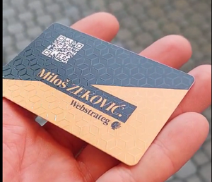 Tarjeta de PVC Personalizada, Negra Mate, con RFID NFC, Mini Etiqueta Digital, Tarjeta de Membresía, Código QR, Compartir Instantáneamente en Redes Sociales, <span class=keywords><strong>Contacto</strong></span> - Product Image 6