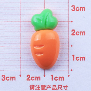 Épingles à cheveux en résine DIY motif <span class=keywords><strong>lapin</strong></span> et carotte, accessoires pour coques de téléphone faites <span class=keywords><strong>maison</strong></span>, boucles de chaussures, matériaux de bijouterie - Product Image 6