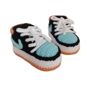 Stivaletti per neonati scarpe da passeggio per neonati lavorati all'uncinetto in cotone stivaletti, scarpe all'uncinetto per neonati - Product Image 1