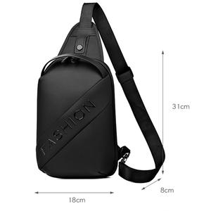 Sac de taille/sac de poitrine décontracté et sportif tendance pour homme, printemps 2023, sac à bandoulière personnalisé pour moto, tendance - Product Image 4