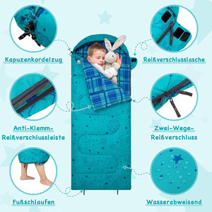 El <span class=keywords><strong>saco</strong></span> <span class=keywords><strong>de</strong></span> <span class=keywords><strong>dormir</strong></span> digital personalizable para niños más vendido <span class=keywords><strong>de</strong></span> <span class=keywords><strong>Amazon</strong></span>, diseño tipo sobre, relleno <span class=keywords><strong>de</strong></span> algodón hueco, con estampado <span class=keywords><strong>de</strong></span> dibujos animados. - Product Image 4