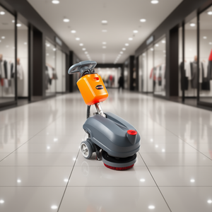 Lavasciuga Pavimenti Compatta Rt15 14 Pollici, Serbatoio da 4 Galloni, Batteria da 32Ah, Motore a Spazzole da 0.5 Hp, Uso Commerciale Senza Risciacquo - Product Image 2