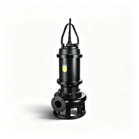 Pompa Limbah Submersible Daya Besar Khusus Lebih dari 7.5kW, Pompa Air Limbah Industri WQ(D) untuk Drainase Pertanian Kota