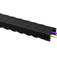 Kabel gewinde Abschlepp kette Brücke Typ Kunststoff Nylon Abschlepp kette Vollständig geschlossen Technische Tank kette Kunststoff 20*25mm