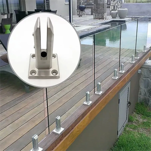 Rampe extérieure en verre Escaliers Rampe de toit Conception Balustrades et mains courantes pour balcon - Product Image 1