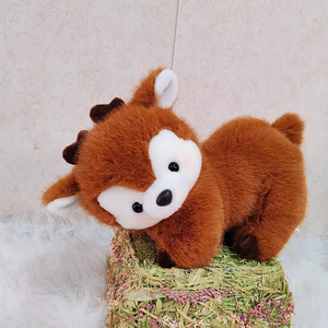 Adorable et mignon jouet en peluche cerf, poupée cerf Sika douce, idéale pour la décoration de la maison et les cadeaux de fêtes - Product Image 4