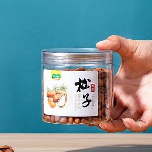 Fabbrica 290ml 360ml 430ml di plastica per animali domestici lattina di cibo per cani gatto Snack imballaggio biscotti al tonno noci vasetti di conservazione - Product Image 1