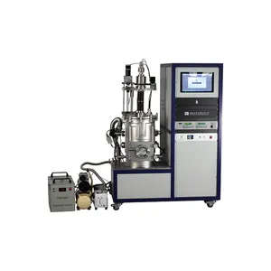 lab multi source vacuum thermal evaporation coating machine with 4-set tungsten boat