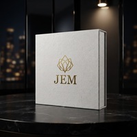 Boîtes cadeaux premium personnalisées avec flacon de parfum vide, estampage à chaud et insert pour l'emballage de parfums et de cosmétiques