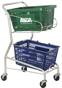 Carrito <span class=keywords><strong>de</strong></span> Compras Doble para <span class=keywords><strong>Supermercado</strong></span>, Carrito <span class=keywords><strong>de</strong></span> <span class=keywords><strong>Supermercado</strong></span> <span class=keywords><strong>en</strong></span> <span class=keywords><strong>Venta</strong></span> al Por Mayor - Product Image 2