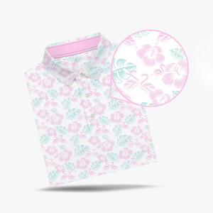 Camisas Polo de Punto Antiarrugas de Poliéster para Hombre OEM/ODM, Camisas de Golf de Manga Corta de Talla Grande con Impresión por Sublimación - Product Image 4