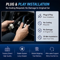 Autoradio Android 10.4'' RoadNavi avec écran HD et navigation pour VW Multivan Caravelle T6 2016-2019, lecteur multimédia vidéo, Carplay
