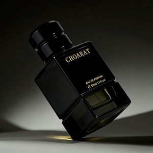 Wholesale Translucent Cube Empty Perfume Bottle <strong>Glass</strong> 50ml 30ml <strong>Square</strong> Luxury Sturdy Perfume Spray Bottle with Black Lid - Product Image 2