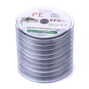 4X Ligne de pêche en PE de haute qualité et résistante <span class=keywords><strong>pour</strong></span> la pêche en plein air, ligne de pêche 100m - Product Image 5