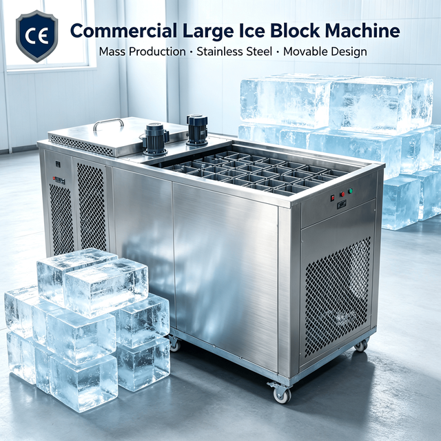 18 Molds1 Ton 5000kg Ice Cube Block Maker Machine Ice Block Making Machine for Solar Panel South Africa