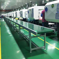 Convoyeur à escalier - Convoyeur à bande transporteuse robuste pour le levage de marchandises avec vitesse réglable et antistatique pour entrepôt/usine