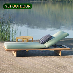 Teak all'aperto spiaggia Chaise-lounge giardino Patio a bordo piscina Teak lettino per il tempo libero Vruise nave da esterno in Teak sedia per lettini prendisole in Teak - Product Image 1