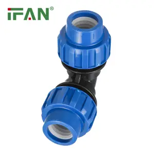 IFAN Irrigation Water Pipe Quickly Connect PP Compression Fittings 602 HDPE Pipe Fittings